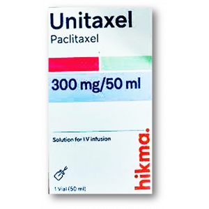 UNITAXEL 300 MG / 50 ML VIAL ( PACLITAXEL 300 MG ) IV INFUSION VIAL 50ML